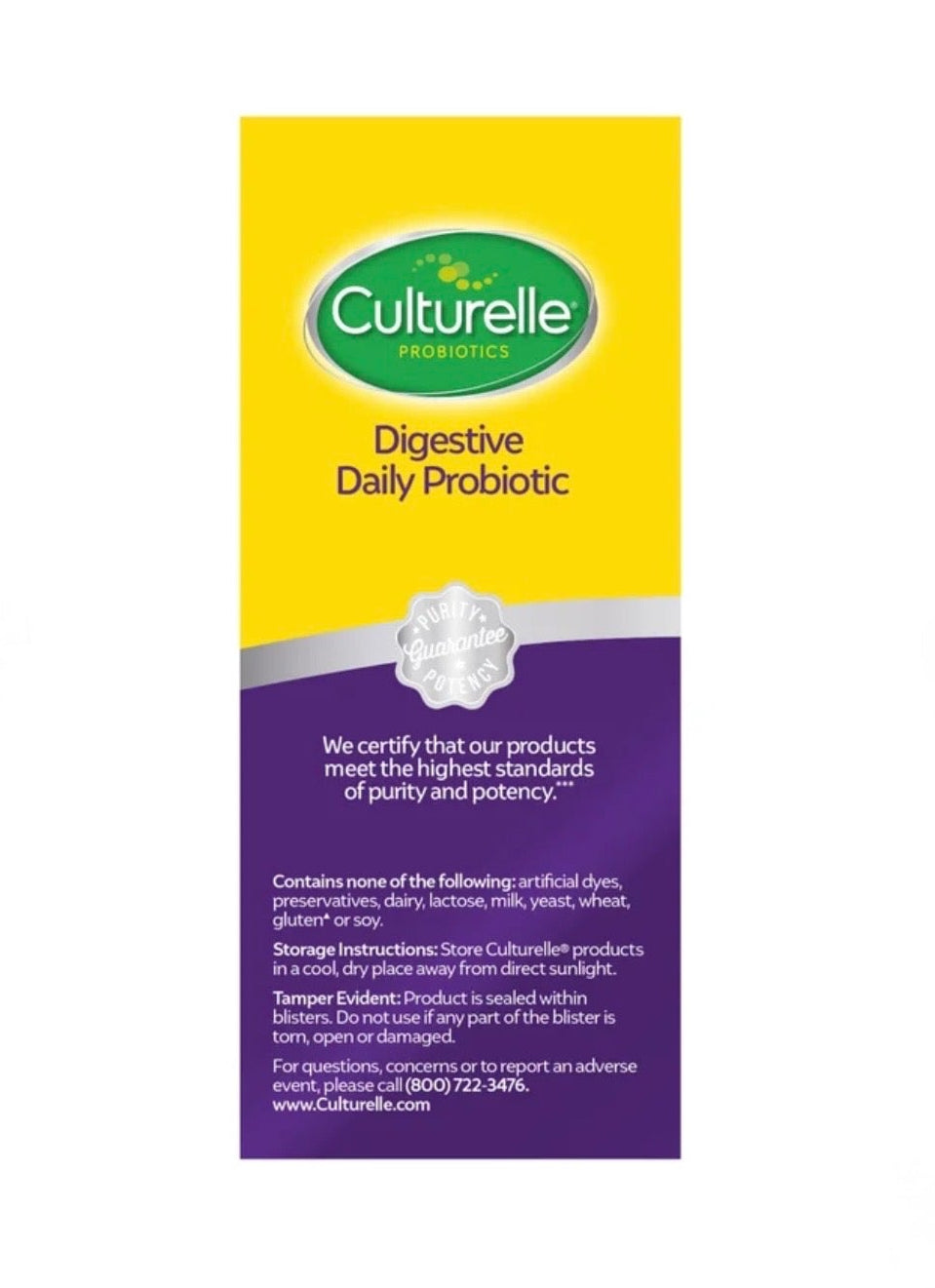 Culturelle Pro Strength Daily Probiotics For Digestive Health